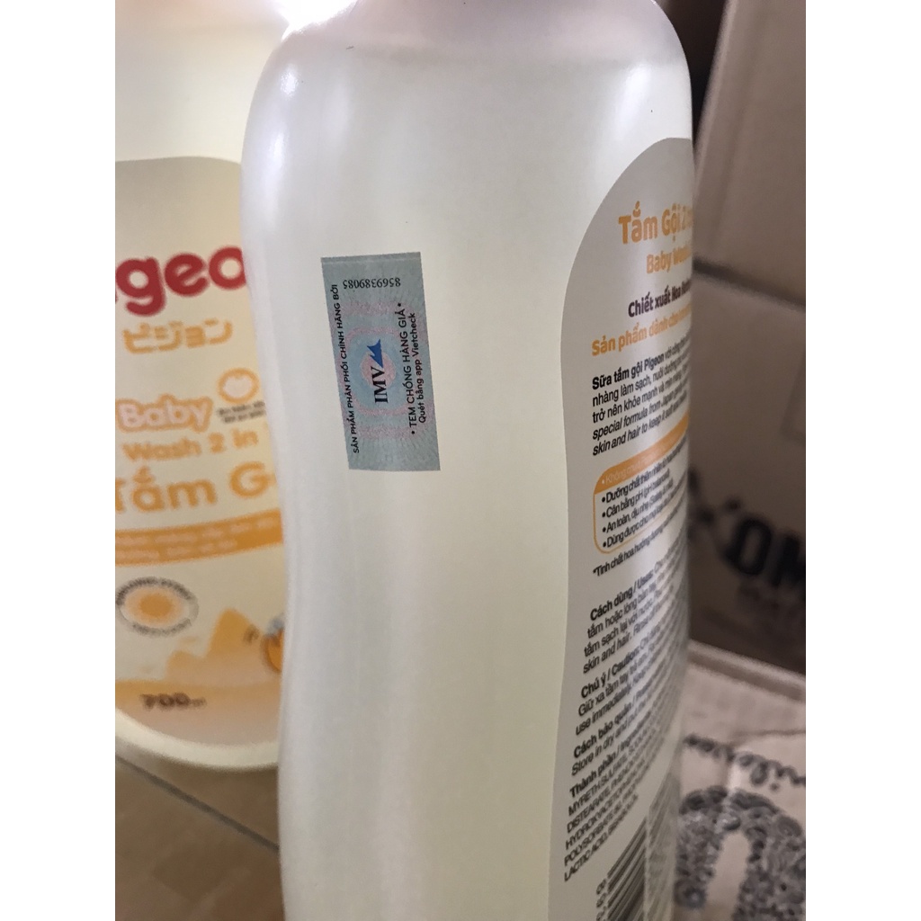 TẮM GỘI DỊU NHẸ PIGEON CHO TRẺ 700ML