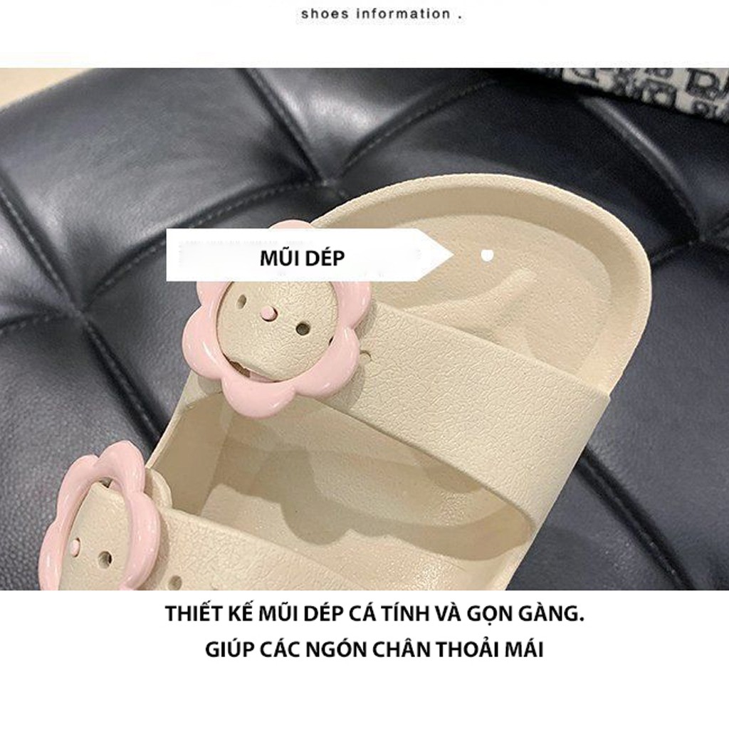 Dép sandal nhựa 3 màu siêu nhẹ, đi học, đi chơi, đi làm, giá học sinh