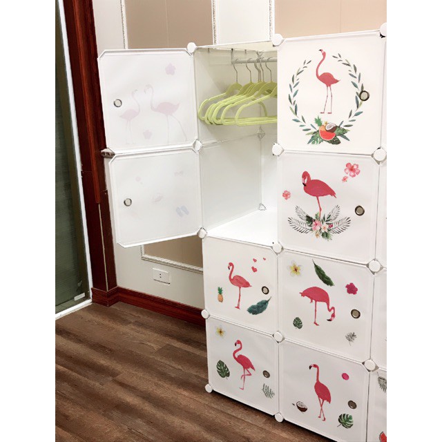 FREESHIP 99K TOÀN QUỐC_XẢ HÀNG MỚI VỀ- TỦ NHỰA GHÉP 6 Ô. Tặng kèm 1 treo đồ.