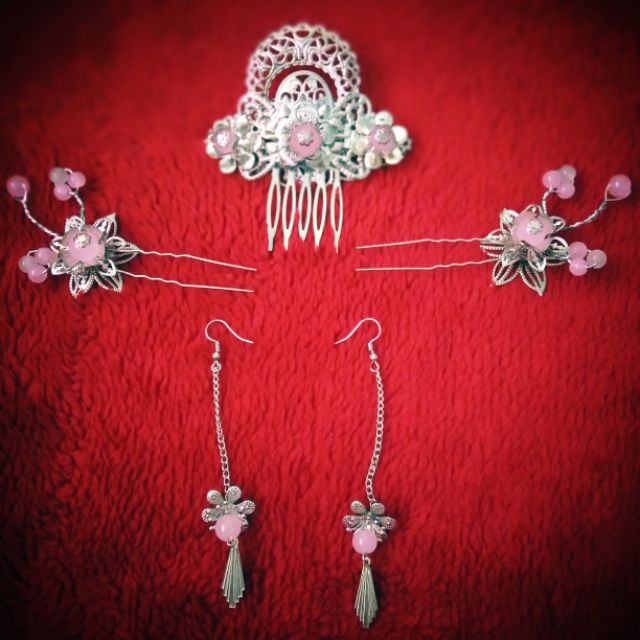 Set trang sức phụ kiện cổ trang