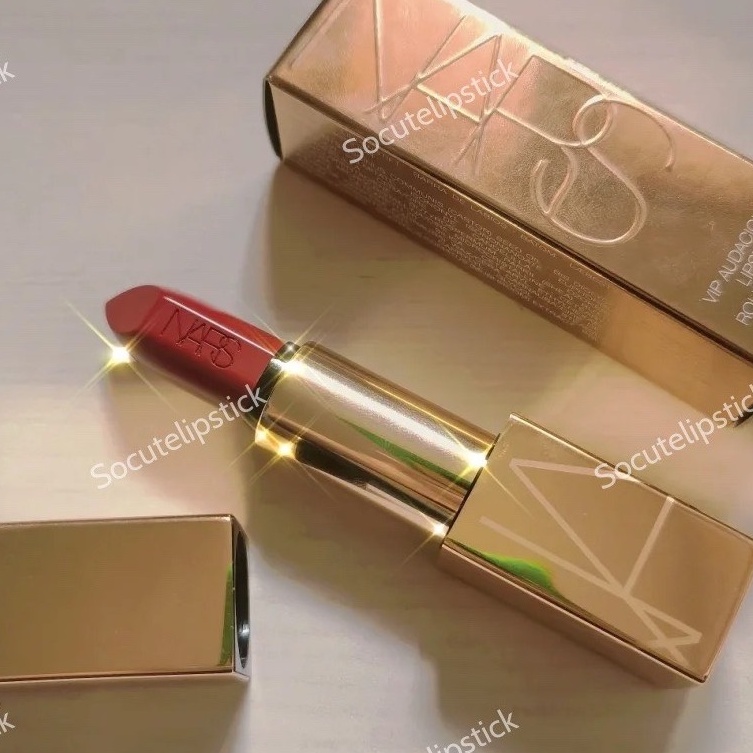 Son Nars Gold Rita-Mona Audacious Lipstick vỏ vàng limited