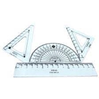 Thước bộ 4 món 15cm eke eras e901 chính hãng