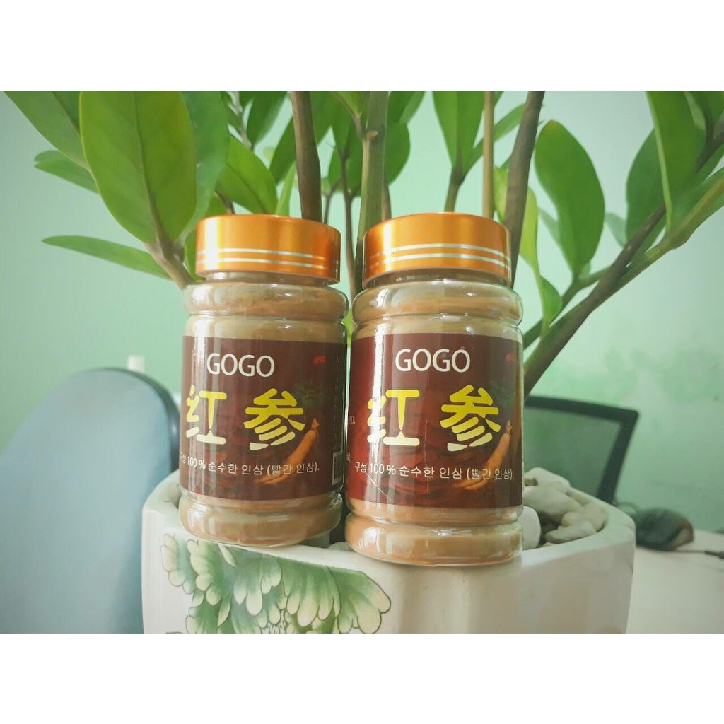 bột hồng sâm.