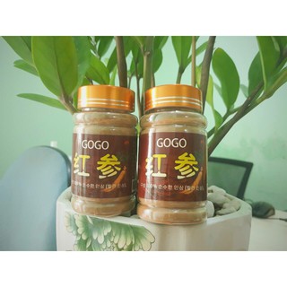 bột hồng sâm.