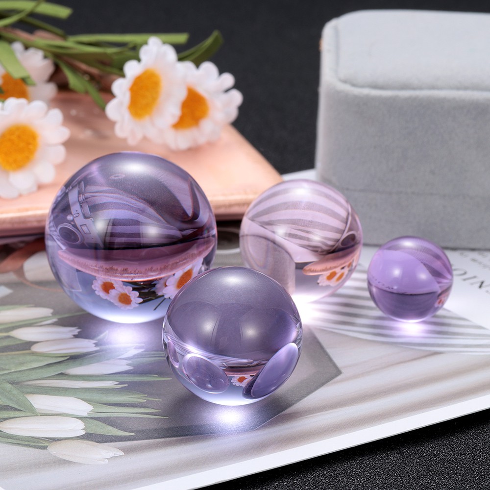 Quả Cầu Đá Fluorite Nhiều Màu Trang Trí Nhà Cửa