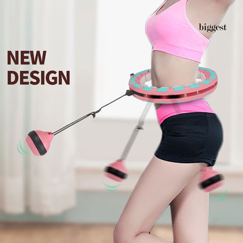 1 Bộ Vòng Lắc Bụng Thông Minh Tự Động Có Thể Tháo Rời Kèm Bóng Trọng Lượng