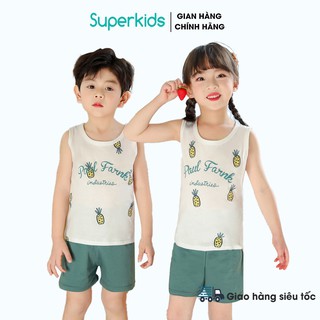 Bộ ba lỗ hình Dứa cho bé 8-18kg QATE692