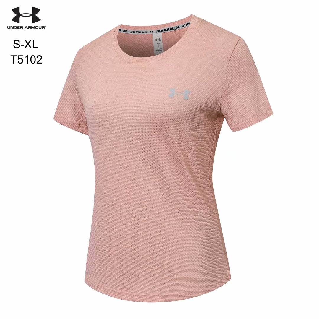 UNDER ARMOUR Áo Thun Nữ Cổ Tròn Ngắn Tay Thời Trang 2020