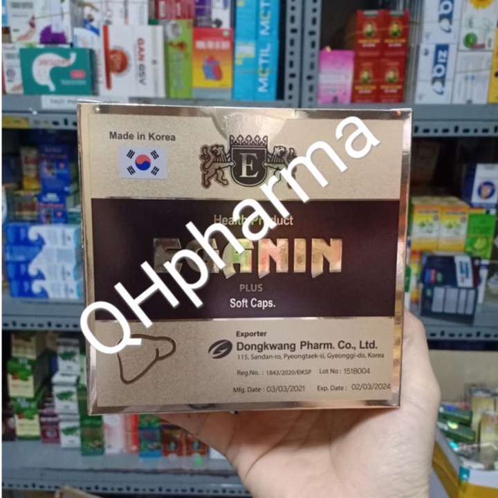 Viên uống EGANIN Plus hộp 60 viên giúp bổ gan,mát gan,tăng cường chức năng gan