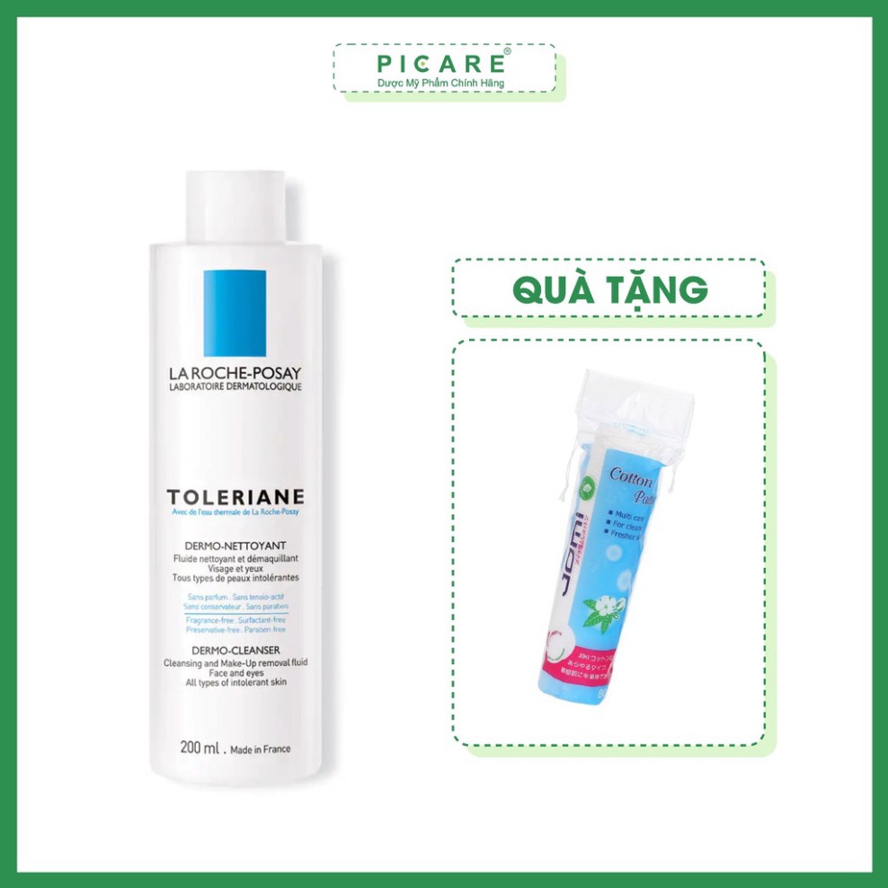 [CHÍNH HÃNG] La Roche Posay Sữa Rửa Mặt &amp; Tẩy Trang Dành Cho Da Quá Nhạy Cảm Toleriane Dermo Cleanser-Cleansing and Make