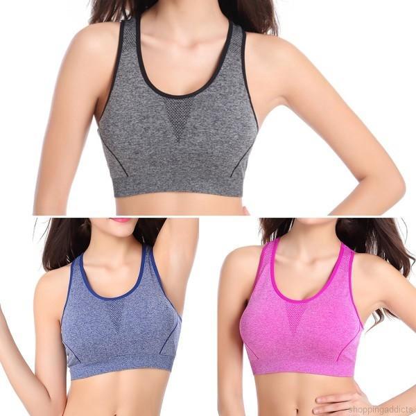 Áo lót nâng ngực thể thao không gọng kèm mút nâng ngực