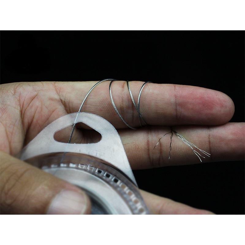 1 Cuộn Dây Câu Cá 10m 7 Sợi Chất Liệu Thép Không Gỉ