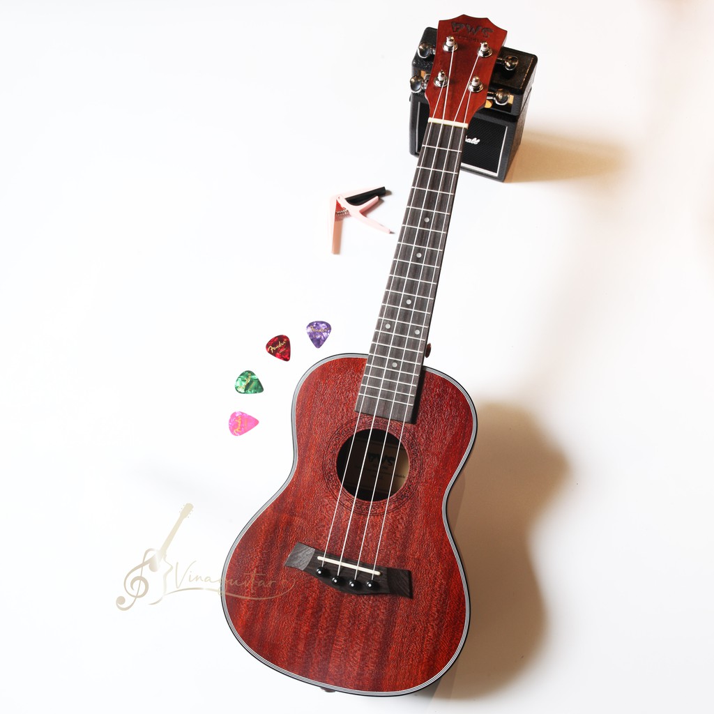 Đàn Ukulele BWS BMGV1 Cỡ Concert Full Gỗ Sapale 23 inch Chính Hãng Latuta Guitar phân phối