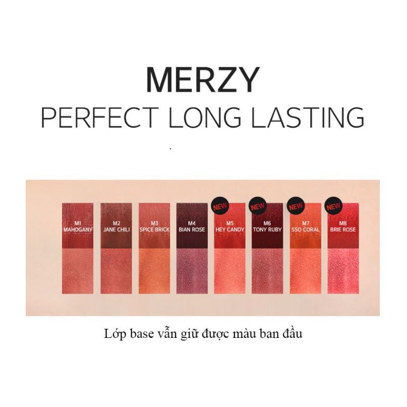 Combo son Merzy Velvet Tint Classic Blue V6 4,5g + Merzy Bite The Beat Mellow Tint Ver Girl 4g | BigBuy360 - bigbuy360.vn