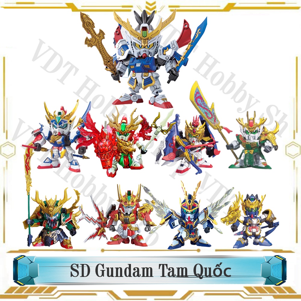 Mô hình gunpla SD Tam Quốc A001 - A040