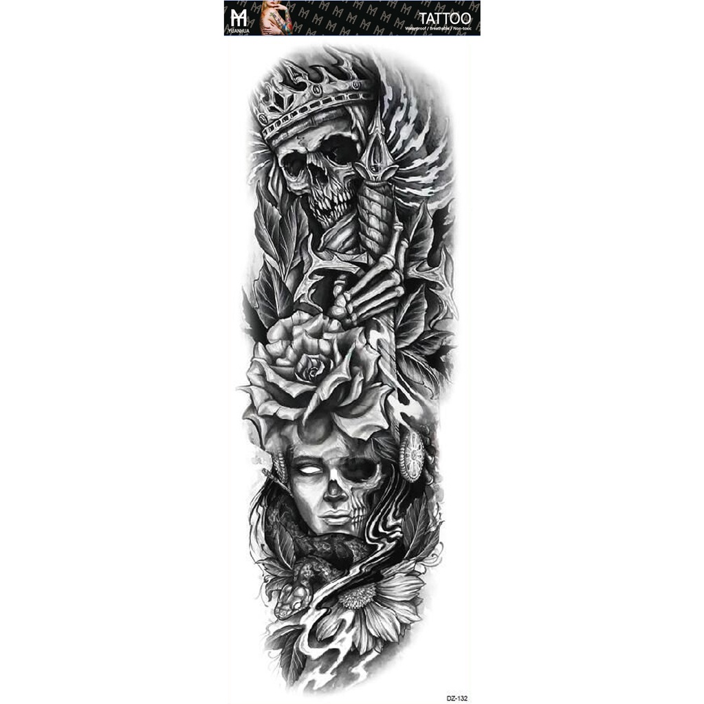 Hình Xăm Dán Toàn Bộ Hình Chúa Jesus Virgin Crown