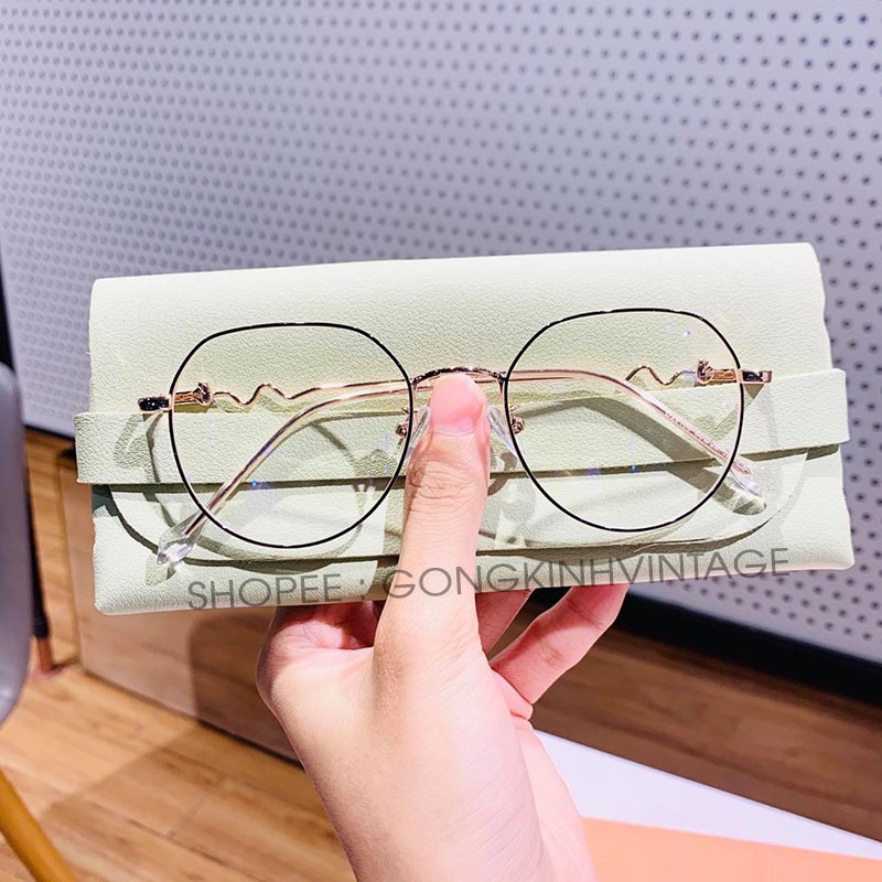 Gọng kính cận nữ ⚡𝑭𝑹𝑬𝑬𝑺𝑯𝑰𝑷⚡ chất liệu kim loại mảnh nhẹ 29105 - Fiveminutes Eyewear cắt cận 0-6 độ | BigBuy360 - bigbuy360.vn