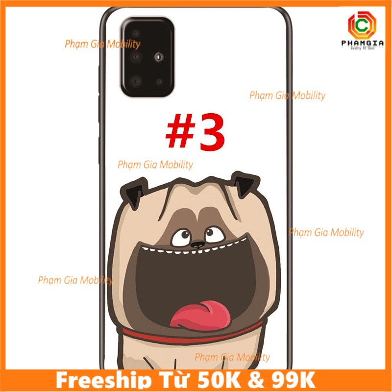 Ốp lưng dẻo hình dễ thương Samsung Galaxy A71/A51/A41/A31/A21/A11 dẻo thú cưng, chó (P3)