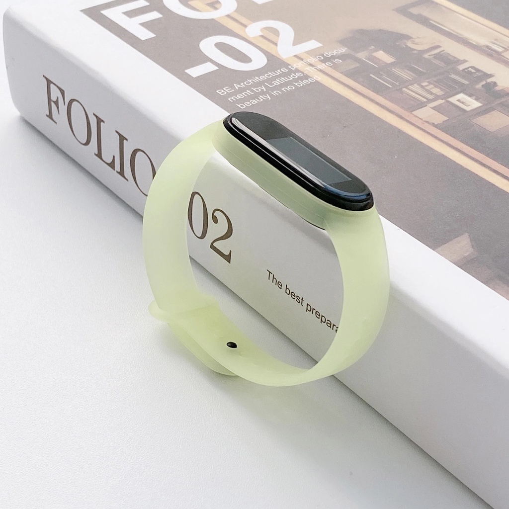 Color Clear Strap For Xiaomi Mi Band 3 4 5 6 Replaceable Bracelet