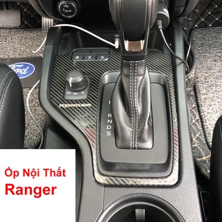 Ốp nội thất xe ford ranger 2016 đến 2021 mẫu carbon