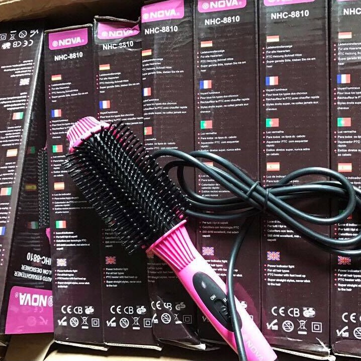 Lược Điện Uốn Cúp Tóc NOVA 8810
