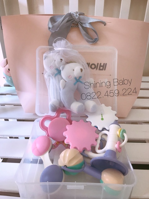 SET ĐỒ CHƠI XÚC XẮC GẶM NƯỚU 9 MÓN GORYEO BABY HÀN QUỐC