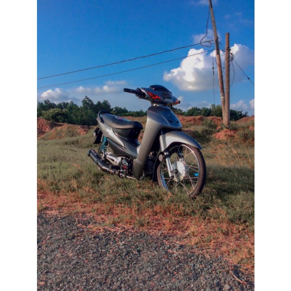 Pô uma v4 kèm cổ inox cho sirius wave dream wave a110 blade