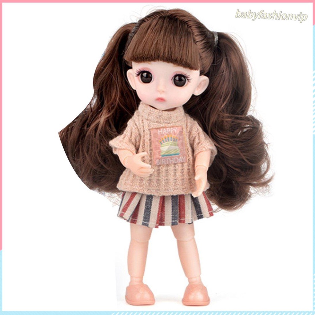 Bộ Quần Áo Thời Trang Mùa Hè Cho Búp Bê Bjd 16cm