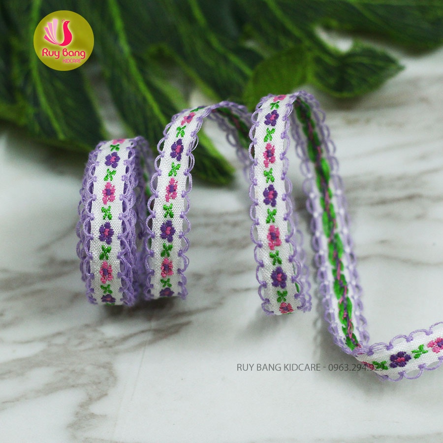 Ruy băng thêu hoa HQ