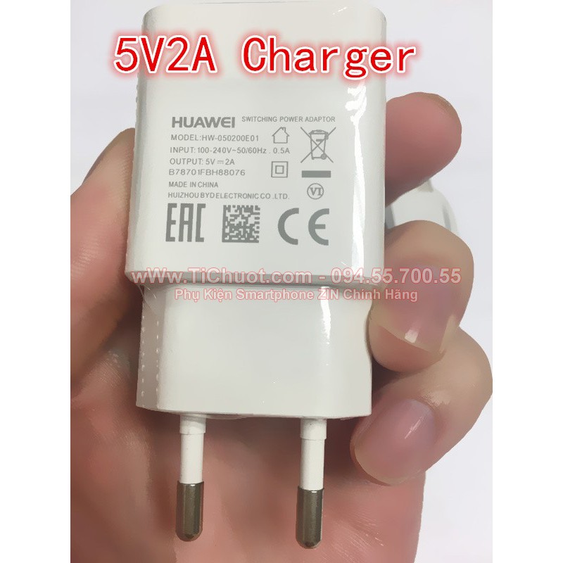 [ZIN THEO MÁY] Sạc 10W 5V-2A Dùng Cho Huawei