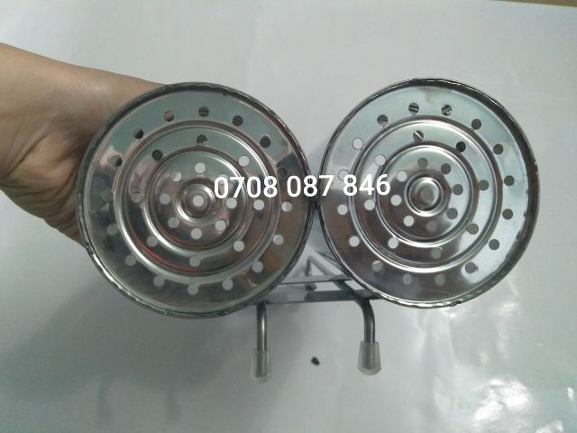 Ống đựng đũa muỗng INOX 304 (đơn, đôi) ) - Ống đũa táo inox, 1 ngăn,2 ngăn