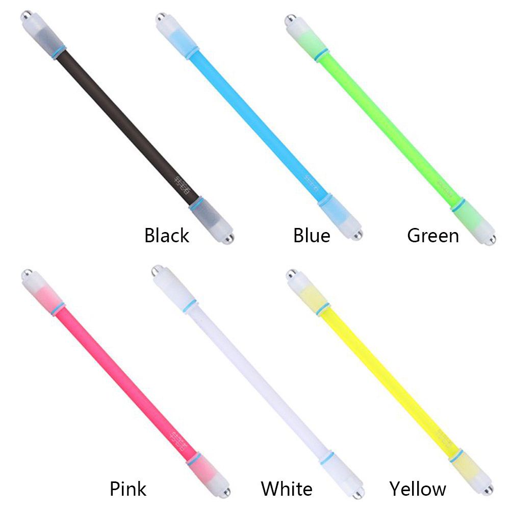 Bút Xoay Ngón Tay Có Đèn Flash Chống Trượt Giảm Áp Lực Nhiều Màu Sắc Dùng Trong Văn Phòng/Trường Học