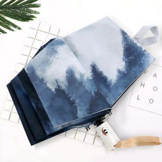 Dù ô in hình phong cách cổ trang - mẫu 6
