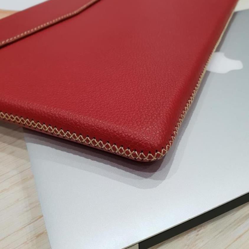 BAO DA THẬT TONI CHO MACBOOK (Màu Đỏ)