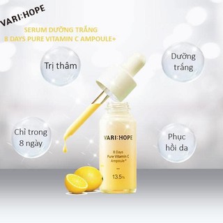 Serum Dưỡng Trắng 8 Ngày Vari Hope 8 days Pure Vitamin C Ampoule Plus