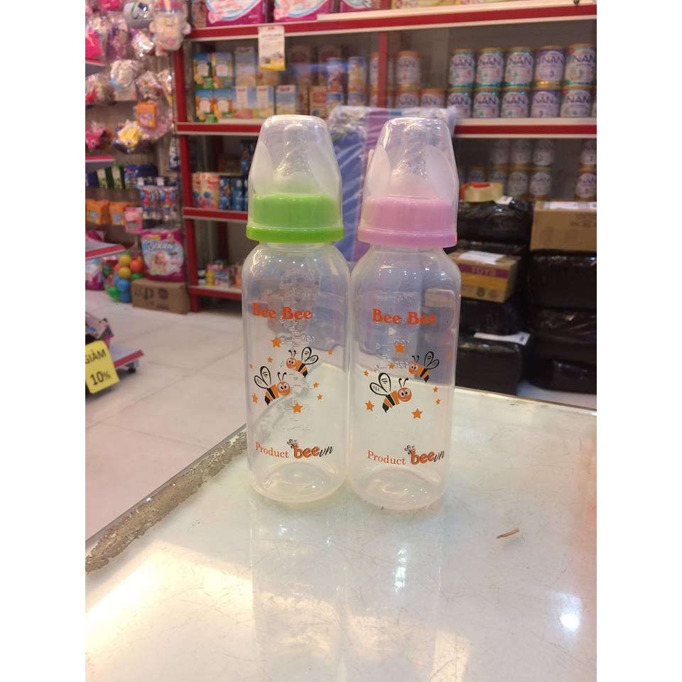 Bình sữa Bee Bee nhựa PP 240ml