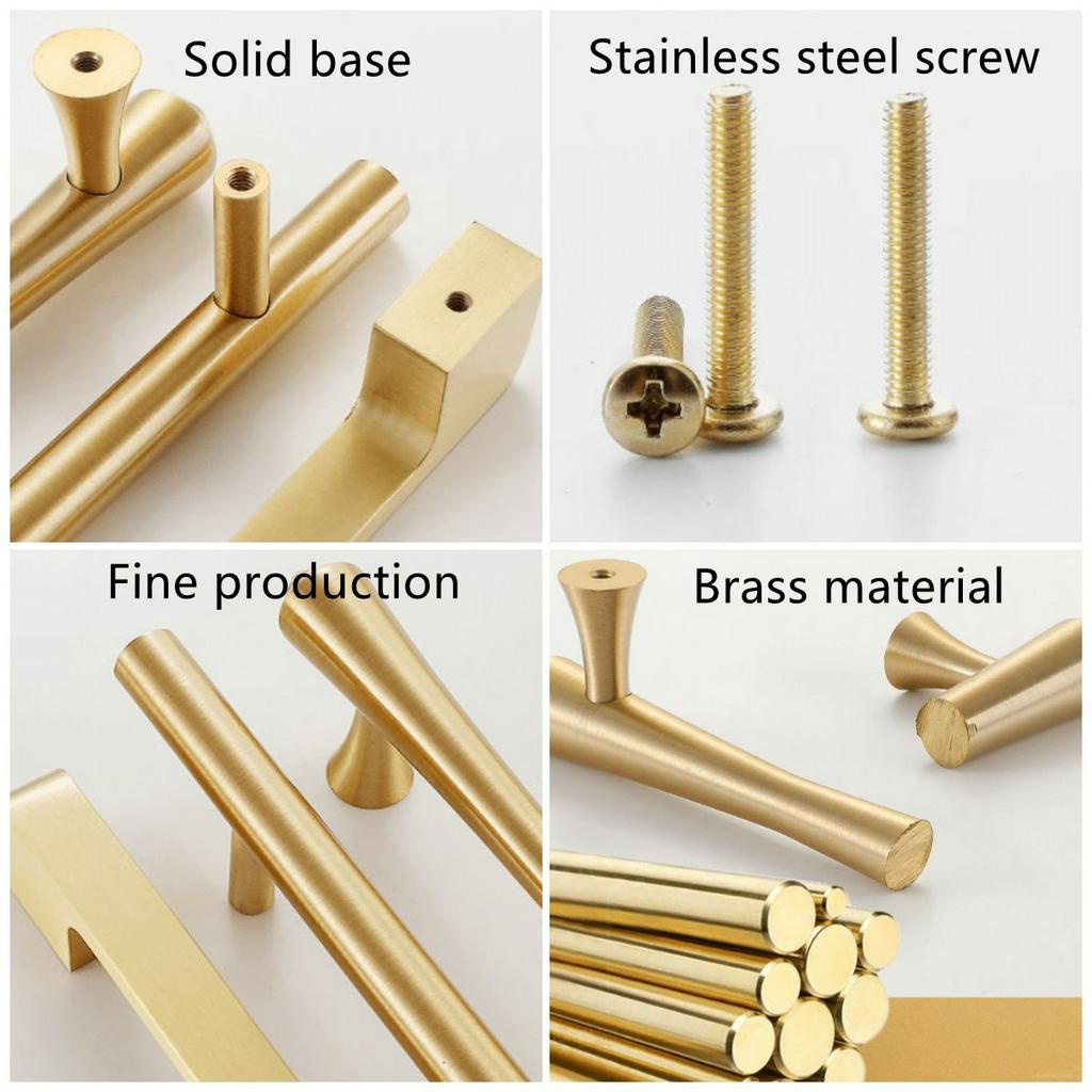 Tay nắm tủ Hình bầu dục Ngăn kéo hình vuông Có hình cánh cửa bên hông Núm kéo Đồ nội thất bằng vàng