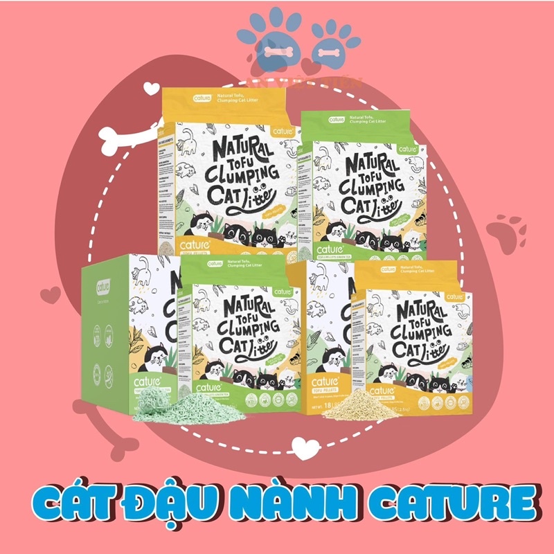 CATURE TOFU - Cát đậu nành vệ sinh cho mèo 6l