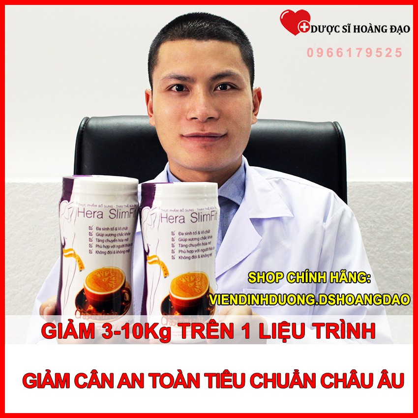 COMBO 2 Sữa Giảm Cân Hera Slimfit 500gr Giảm cân nhanh, giảm cân tại nhà, an toàn