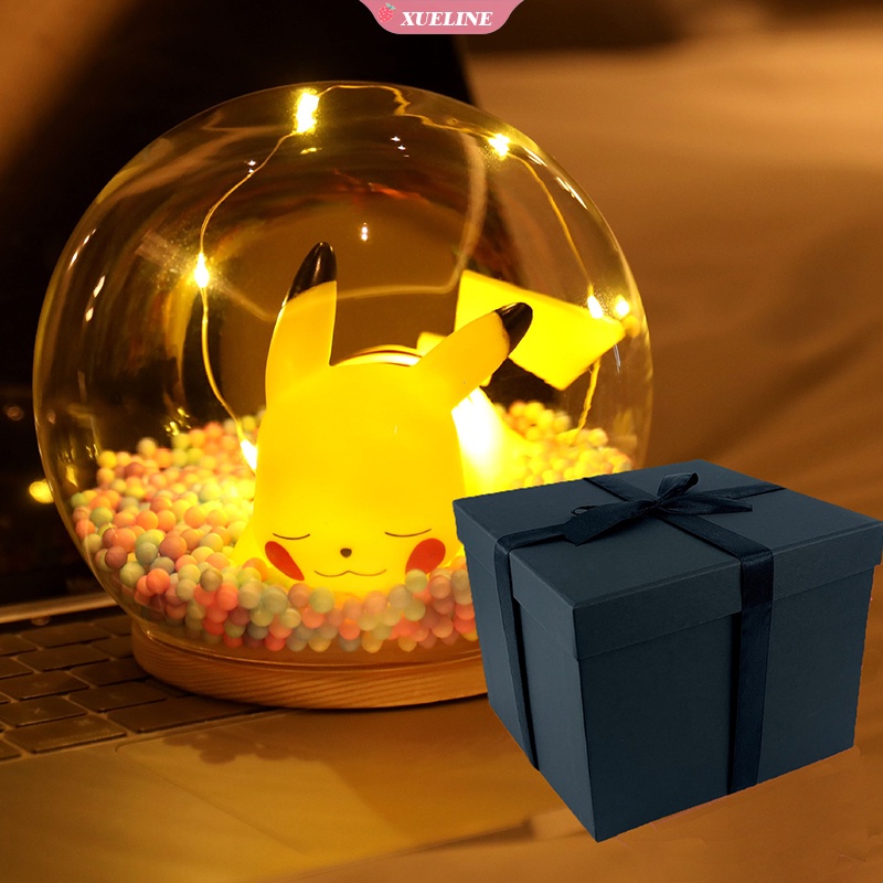 Đèn Ngủ Trang Trí Phòng Trẻ Em Hình Pokemon Pikachu Dễ Thương