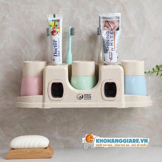 Bộ nhả kem đánh răng làm từ lúa mạch