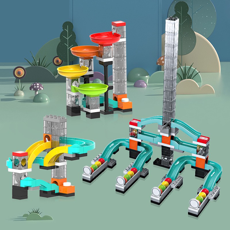 Đồ Chơi LEGO Lắp Ráp Bi Lăn 4 Trong 1 Cho Trẻ Nhỏ ,Nhựa An Toàn Cho Bé Thoải Mái Vui Chơi 1-3 Tuổi