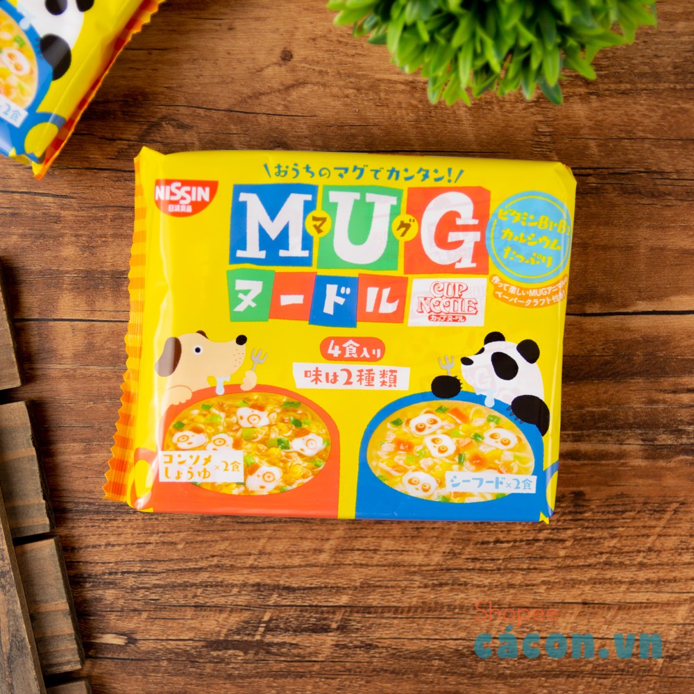 Mì mug nhật Tokyo ramen Hoành thánh Mỳ chú hề Anpanman cho bé ăn dặm