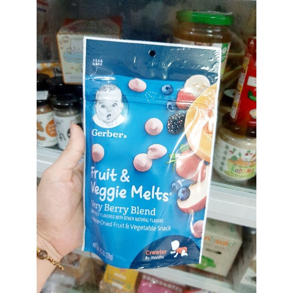 Sữa chua khô Gerber 8m+