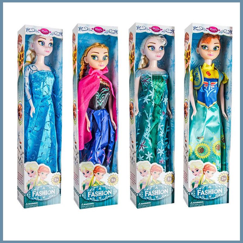 Búp bê công chúa Disney Anna Elsa trong phim Frozen 30cm có hộp quà tặng