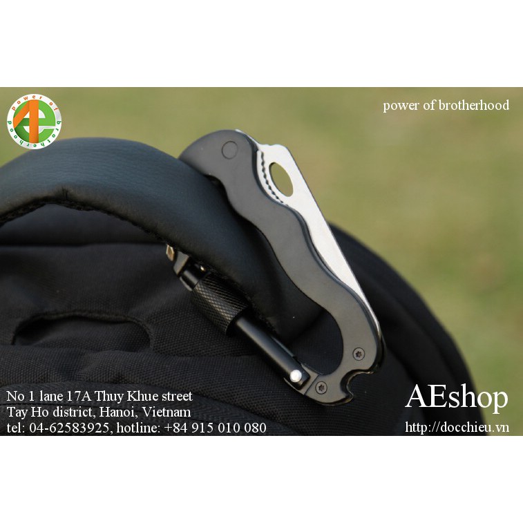 móc khóa leo núi đa năng tích hợp tua vít hợp kim nhôm...