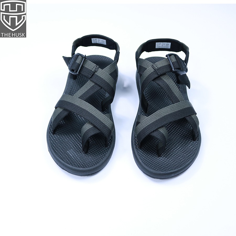 Giày Sandals Unisex TheHusk Xỏ Ngón Quai Dù Đế Cao Su - TH7