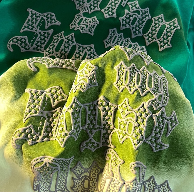 Áo thun ZHELIHANGFEI tay lửng dáng rộng họa tiết in theo phong cách preppy kiểu Mỹ dễ phối đồ