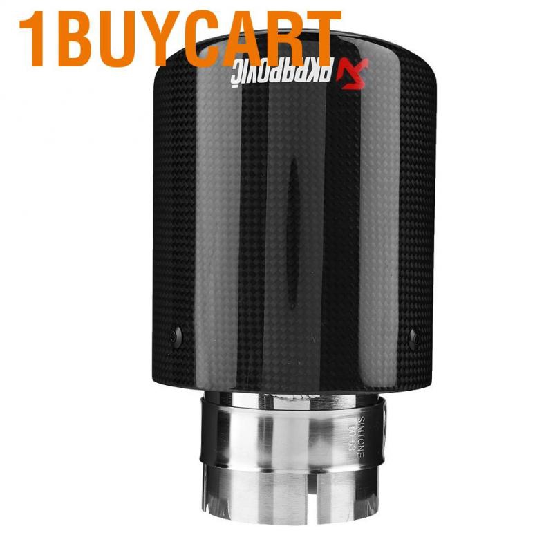 [1BUY]Ống xả xe hơi 63-101mm bằng sợi carbon chuyên dụng chất lượng cao