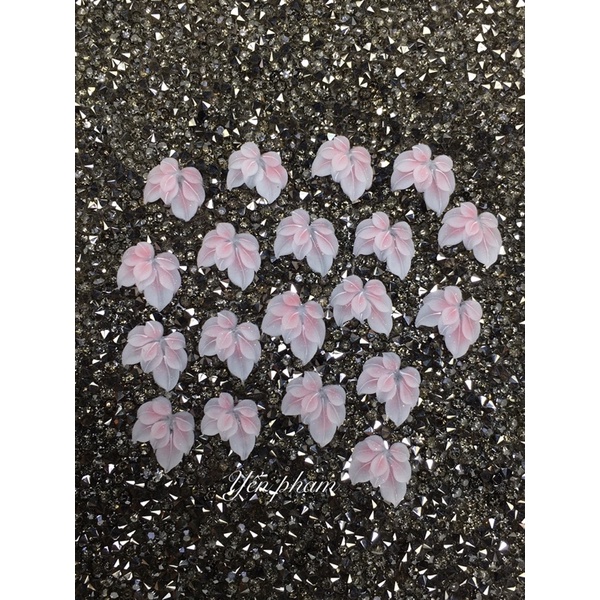 Hoa bột nail- Hoa gắn móng chân xinh